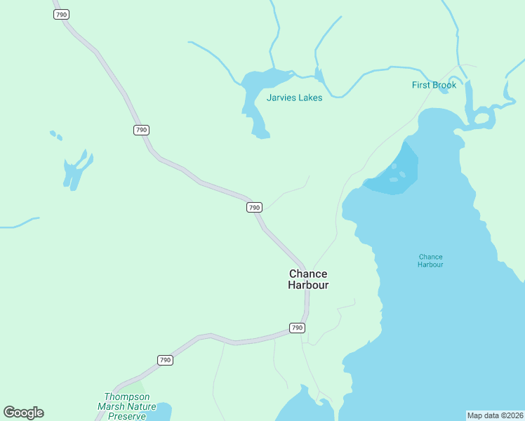 map of restaurants, bars, coffee shops, grocery stores, and more near 4 Mawhinney Cove Road in Chance Harbour