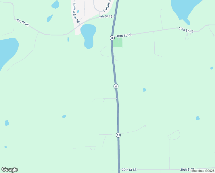 map of restaurants, bars, coffee shops, grocery stores, and more near 1381 Minnesota 25 in Buffalo