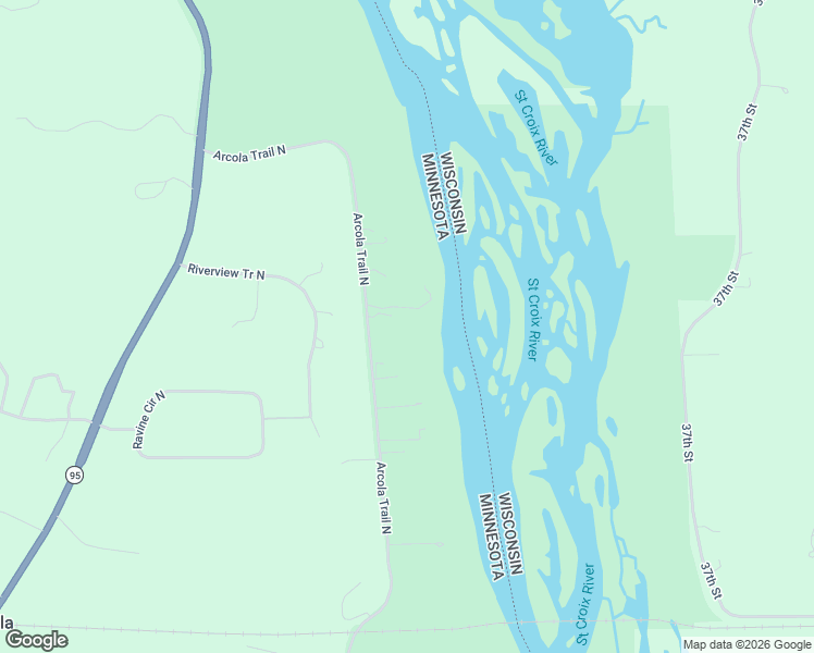 map of restaurants, bars, coffee shops, grocery stores, and more near 12585 Arcola Trail North in Stillwater