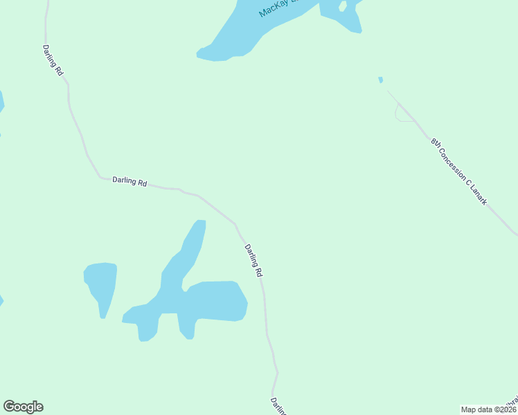 map of restaurants, bars, coffee shops, grocery stores, and more near 870 Darling Road in Lanark County