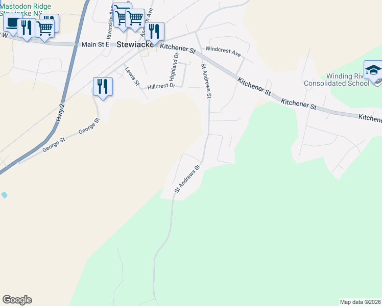 map of restaurants, bars, coffee shops, grocery stores, and more near 12A Emma Jane’s way in Stewiacke