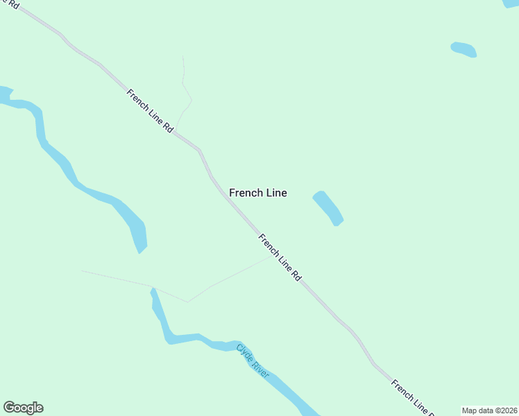 map of restaurants, bars, coffee shops, grocery stores, and more near French Line in Lanark