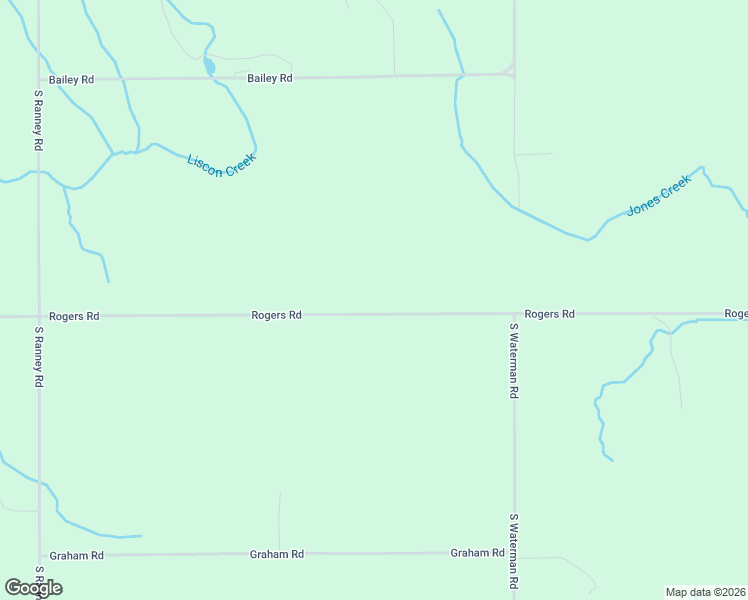 map of restaurants, bars, coffee shops, grocery stores, and more near 9001-9999 Rogers Road in East Jordan