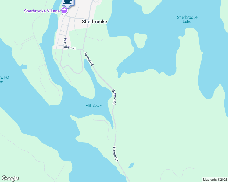 map of restaurants, bars, coffee shops, grocery stores, and more near 4014 Sonora Road in Sherbrooke