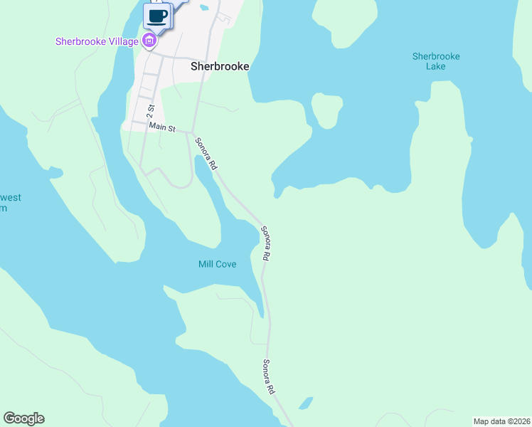 map of restaurants, bars, coffee shops, grocery stores, and more near 4014 Sonora Road in Sherbrooke