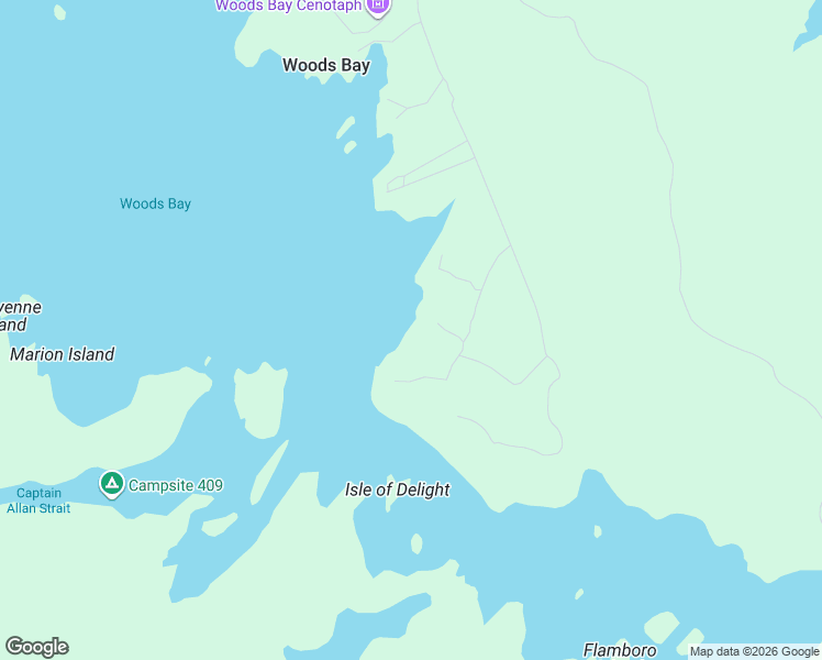 map of restaurants, bars, coffee shops, grocery stores, and more near Unnamed Road in Parry Sound District