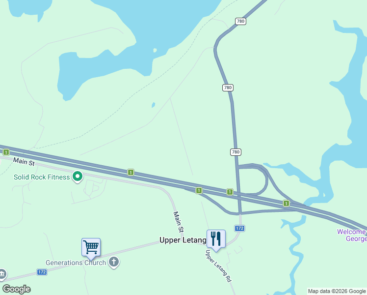 map of restaurants, bars, coffee shops, grocery stores, and more near 27 Utopia Road in Utopia