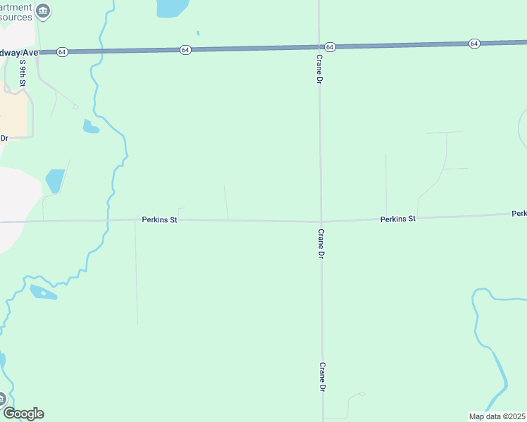 map of restaurants, bars, coffee shops, grocery stores, and more near W5232 Perkins Street in Medford