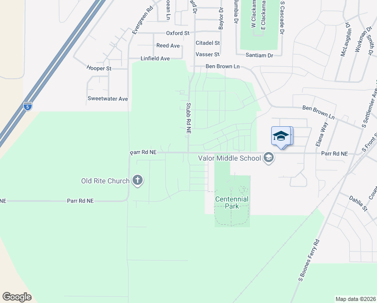 map of restaurants, bars, coffee shops, grocery stores, and more near 14900 Stubb Road Northeast in Gervais