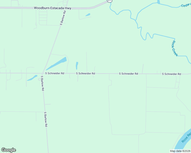 map of restaurants, bars, coffee shops, grocery stores, and more near 6900 South Schneider Road in Canby