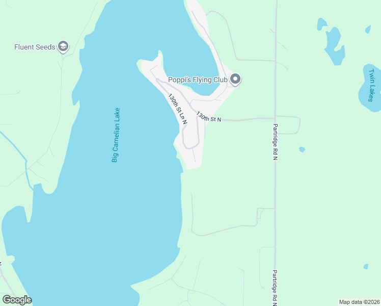 map of restaurants, bars, coffee shops, grocery stores, and more near 12860 Paradise Avenue North in Stillwater