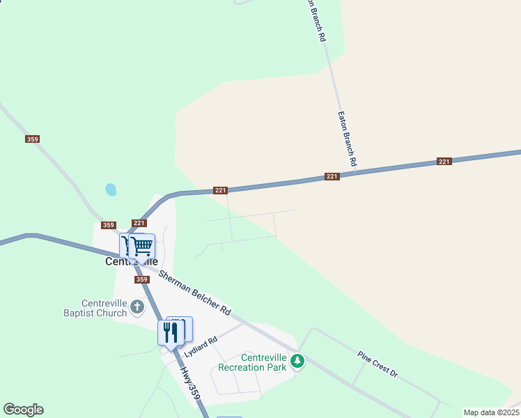map of restaurants, bars, coffee shops, grocery stores, and more near 995 Anthony Avenue in Centreville