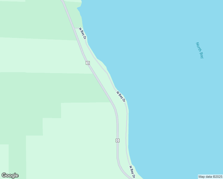 map of restaurants, bars, coffee shops, grocery stores, and more near 9591 North Bay Drive in Baileys Harbor