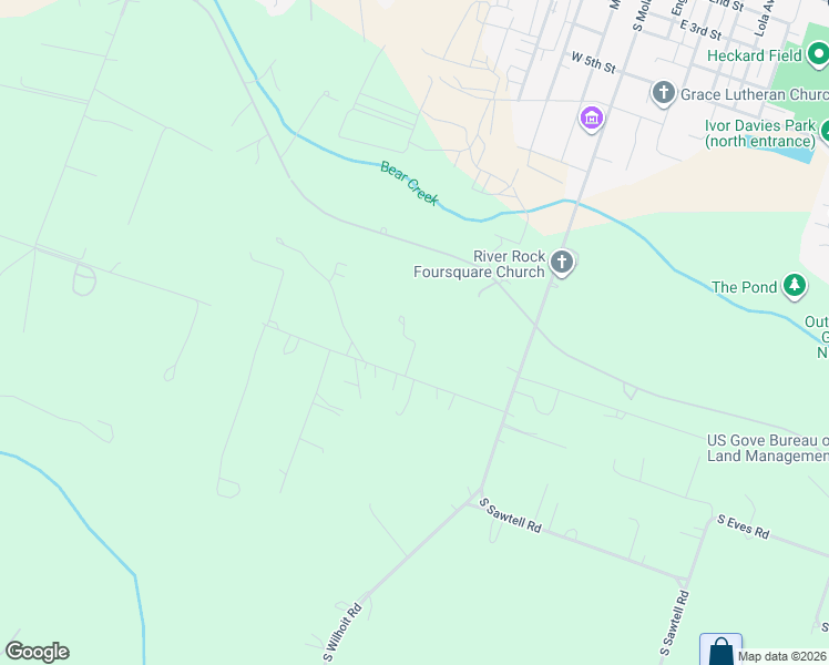 map of restaurants, bars, coffee shops, grocery stores, and more near 13501-13587 South Warrick Road in Molalla