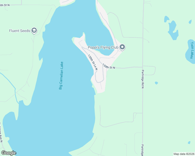 map of restaurants, bars, coffee shops, grocery stores, and more near 12860 Paradise Avenue North in Stillwater