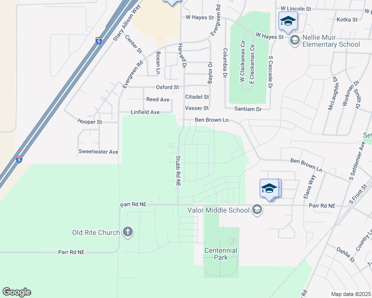 map of restaurants, bars, coffee shops, grocery stores, and more near 15198 Stubb Road Northeast in Gervais