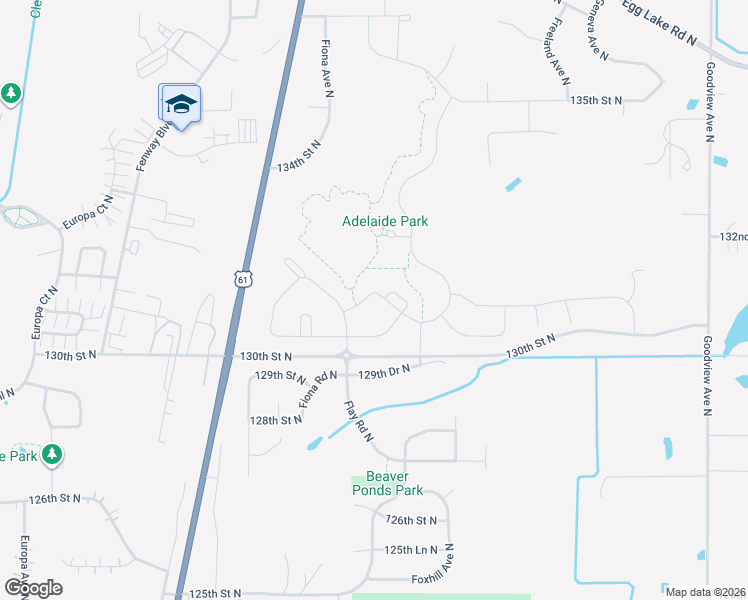 map of restaurants, bars, coffee shops, grocery stores, and more near 13069 Fondant Trail North in Hugo