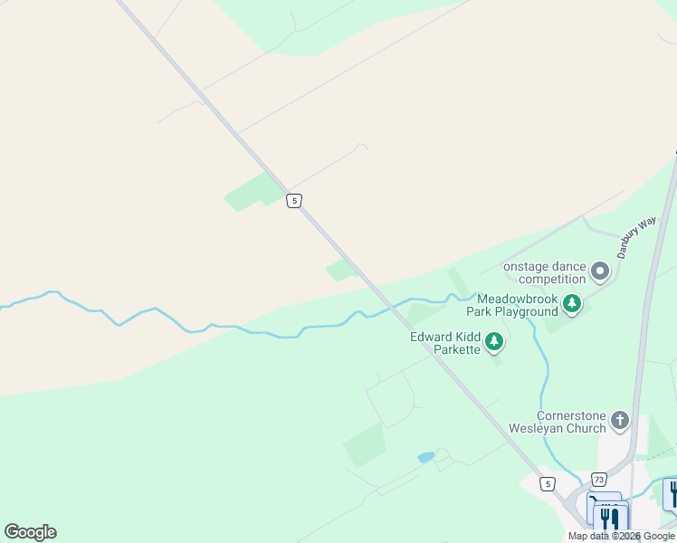 map of restaurants, bars, coffee shops, grocery stores, and more near 6408 Fourth Line Road in Ottawa