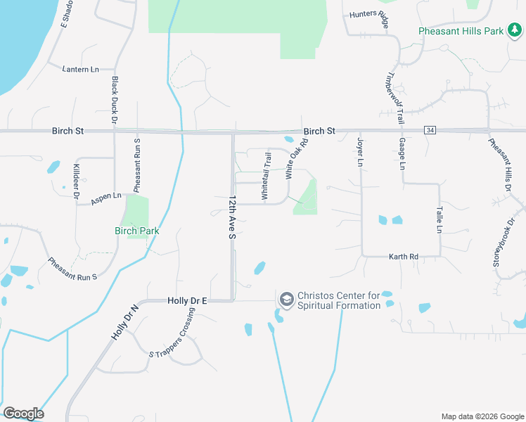 map of restaurants, bars, coffee shops, grocery stores, and more near 6510 White Oak Road in Lino Lakes