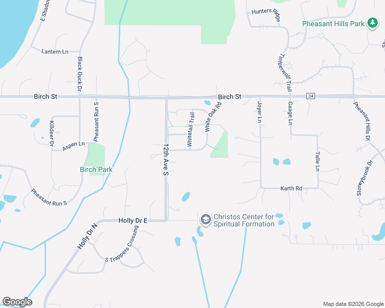 map of restaurants, bars, coffee shops, grocery stores, and more near 6510 White Oak Road in Lino Lakes