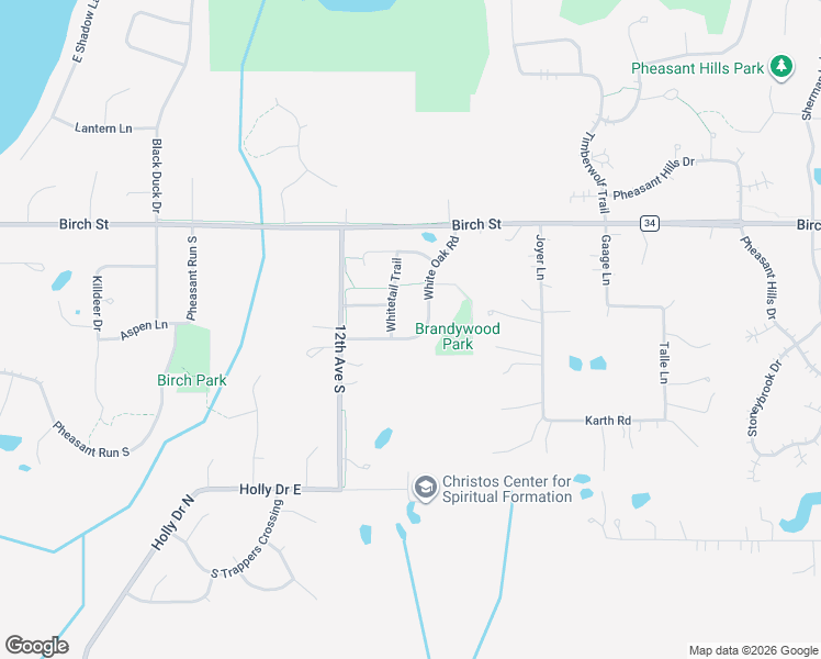 map of restaurants, bars, coffee shops, grocery stores, and more near 6515 White Oak Road in Lino Lakes