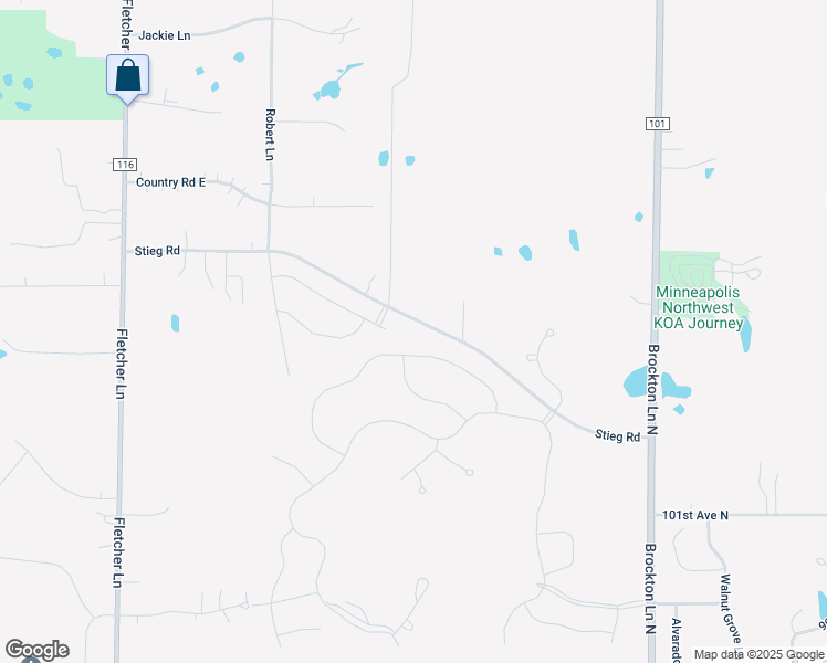 map of restaurants, bars, coffee shops, grocery stores, and more near 19425 Stieg Road in Rogers