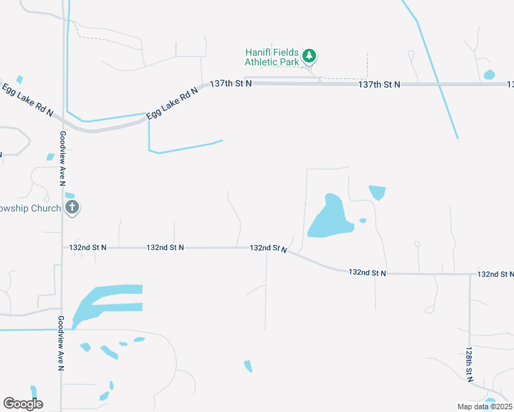map of restaurants, bars, coffee shops, grocery stores, and more near 6854 132nd Street North in Hugo