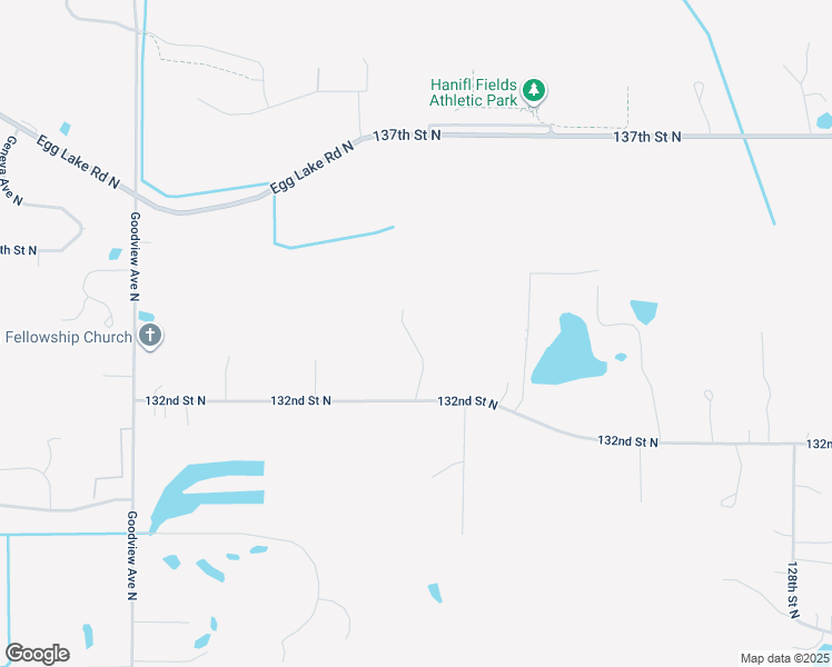 map of restaurants, bars, coffee shops, grocery stores, and more near 6854 132nd Street North in Hugo