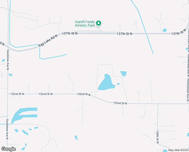 map of restaurants, bars, coffee shops, grocery stores, and more near 7040 132nd Street North in Hugo