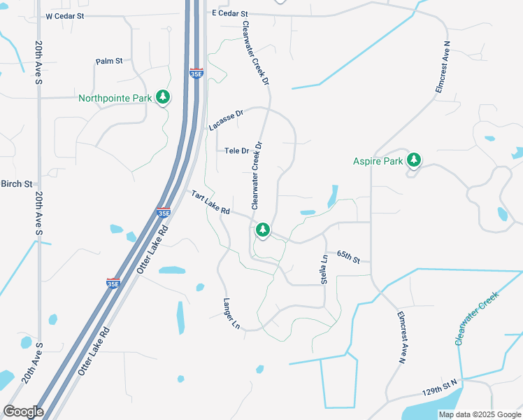 map of restaurants, bars, coffee shops, grocery stores, and more near 6557 Lacasse Drive in Lino Lakes