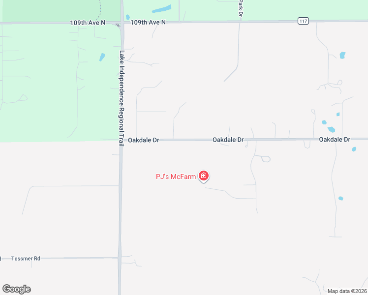 map of restaurants, bars, coffee shops, grocery stores, and more near 23235 Oakdale Drive in Rogers