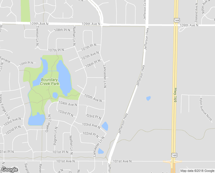 map of restaurants, bars, coffee shops, grocery stores, and more near 10538 Lancaster Lane North in Maple Grove