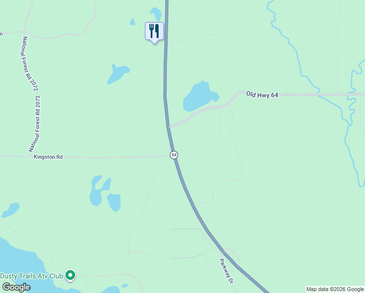 map of restaurants, bars, coffee shops, grocery stores, and more near 12898 Wisconsin 32 in Mountain