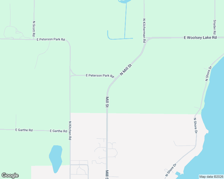 map of restaurants, bars, coffee shops, grocery stores, and more near 12204-12206 North Mill Street in Northport