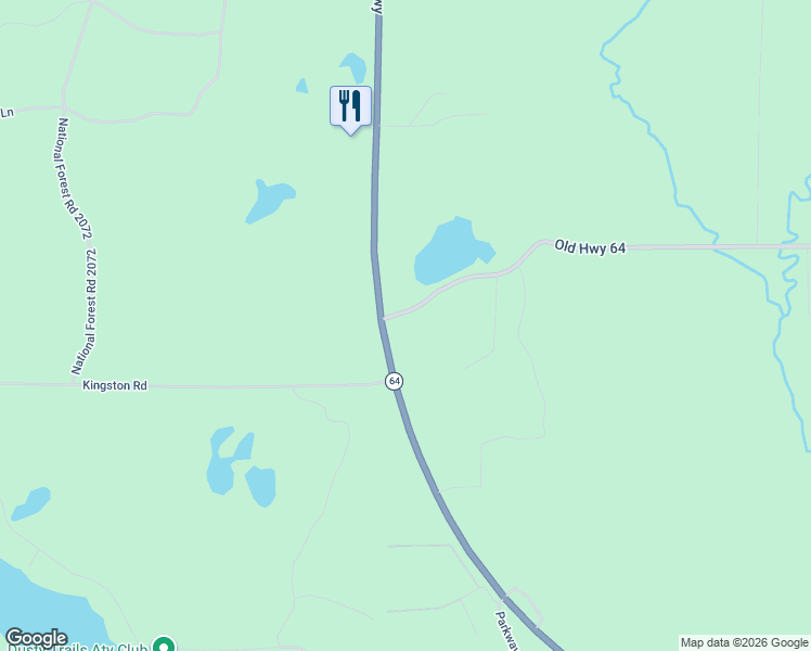 map of restaurants, bars, coffee shops, grocery stores, and more near 12898 Wisconsin 32 in Mountain