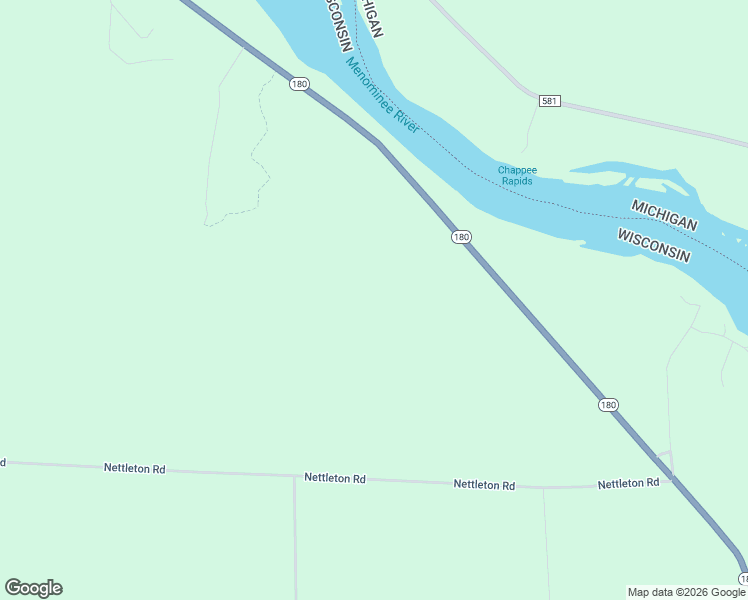 map of restaurants, bars, coffee shops, grocery stores, and more near 5259 Wisconsin 180 Trunk in Marinette