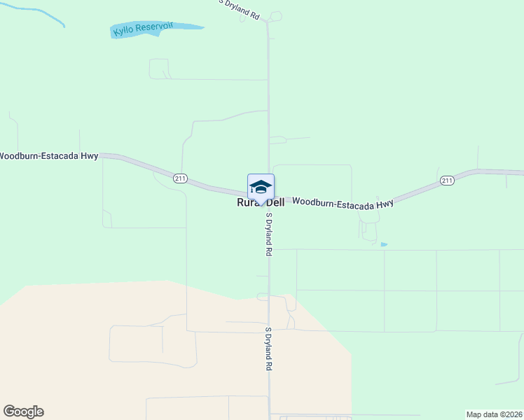 map of restaurants, bars, coffee shops, grocery stores, and more near 10500 Oregon 211 in Molalla