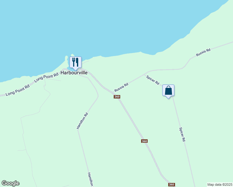 map of restaurants, bars, coffee shops, grocery stores, and more near 2 Russia Road in Berwick