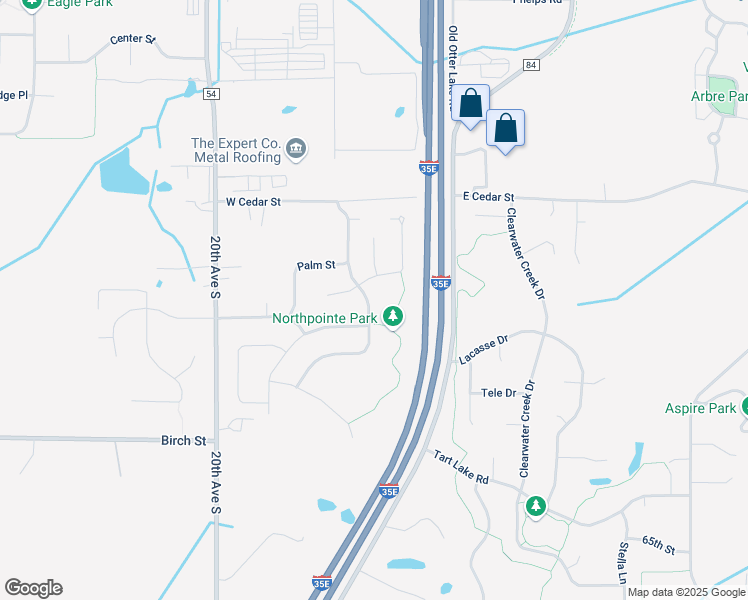 map of restaurants, bars, coffee shops, grocery stores, and more near 6712 21st Avenue South in Lino Lakes