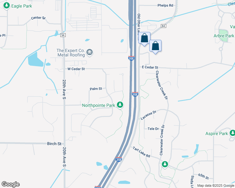 map of restaurants, bars, coffee shops, grocery stores, and more near 6712 21st Avenue South in Lino Lakes