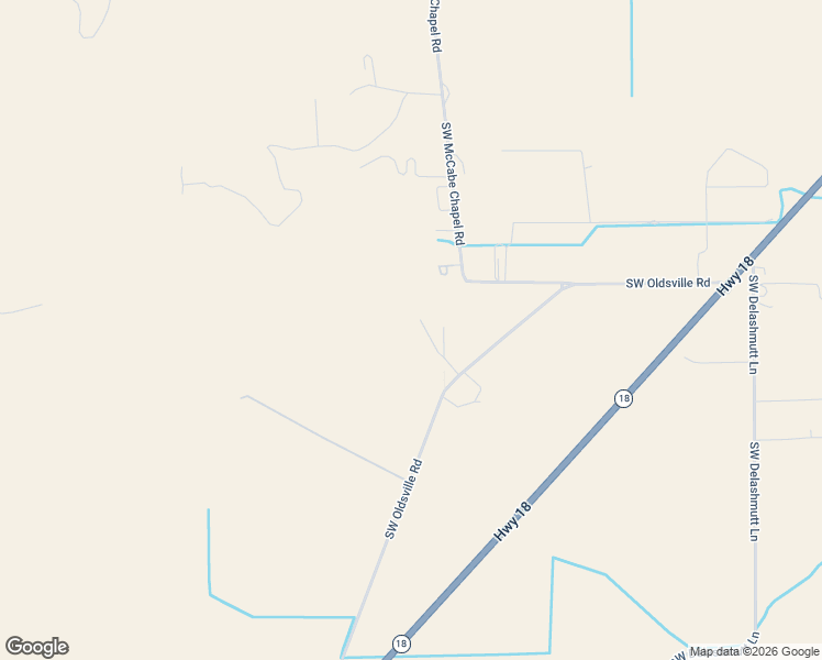 map of restaurants, bars, coffee shops, grocery stores, and more near 16200 Southwest Oldsville Road in McMinnville