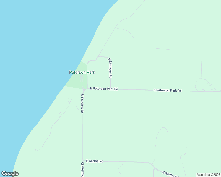 map of restaurants, bars, coffee shops, grocery stores, and more near 11500 North Monique Road in Northport