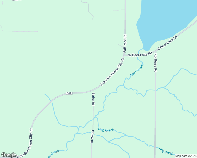map of restaurants, bars, coffee shops, grocery stores, and more near East Jordan-Boyne City Road in Boyne City