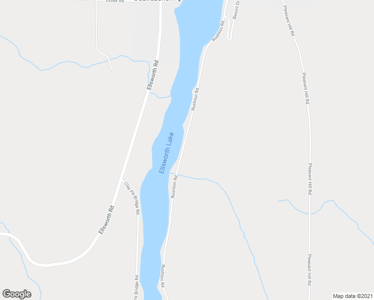 map of restaurants, bars, coffee shops, grocery stores, and more near 8380 Rushton Road in Ellsworth