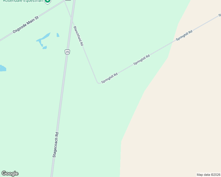 map of restaurants, bars, coffee shops, grocery stores, and more near 6216 Springhill Road in Ottawa