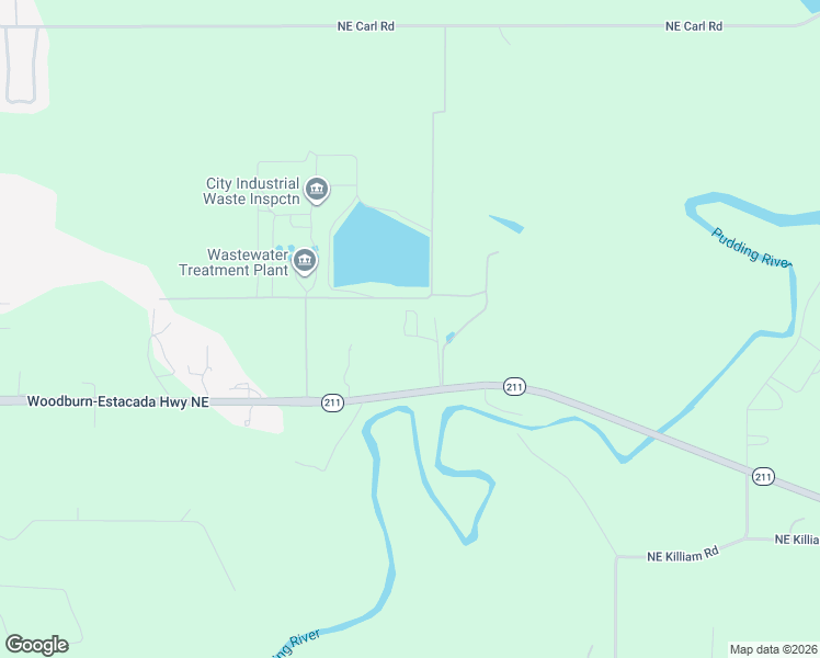 map of restaurants, bars, coffee shops, grocery stores, and more near 2995 Molalla Road in Woodburn