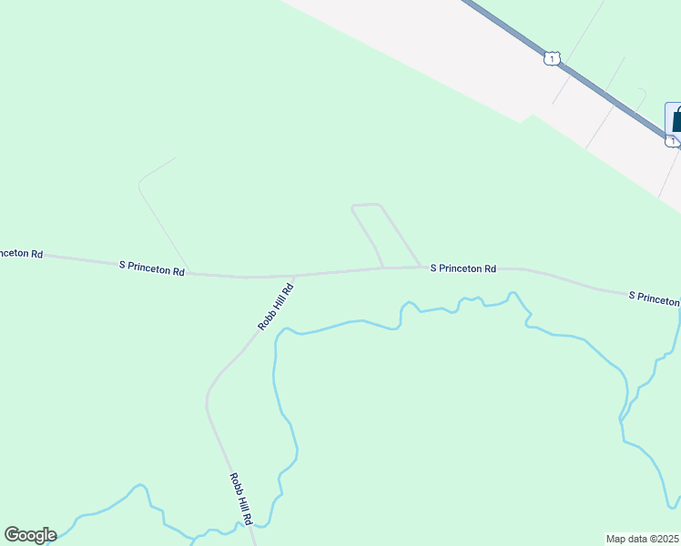 map of restaurants, bars, coffee shops, grocery stores, and more near South Princeton Road in Baileyville