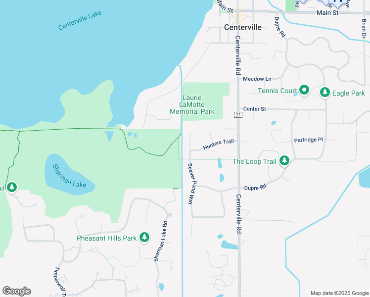map of restaurants, bars, coffee shops, grocery stores, and more near 6879 Beaver Pond Way in Hugo