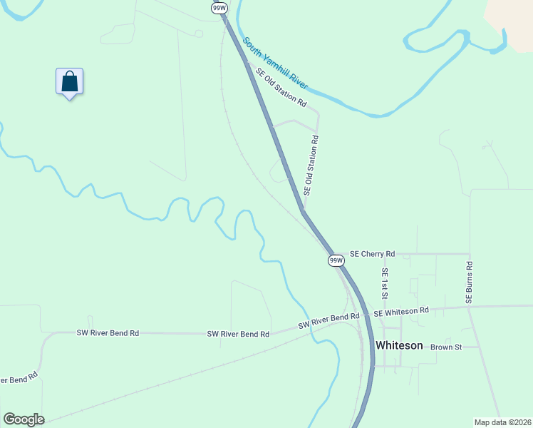 map of restaurants, bars, coffee shops, grocery stores, and more near 14000 Oregon 99W in McMinnville