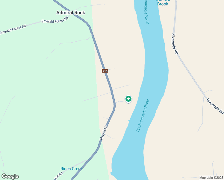 map of restaurants, bars, coffee shops, grocery stores, and more near 13131 Nova Scotia 215 in Shubenacadie